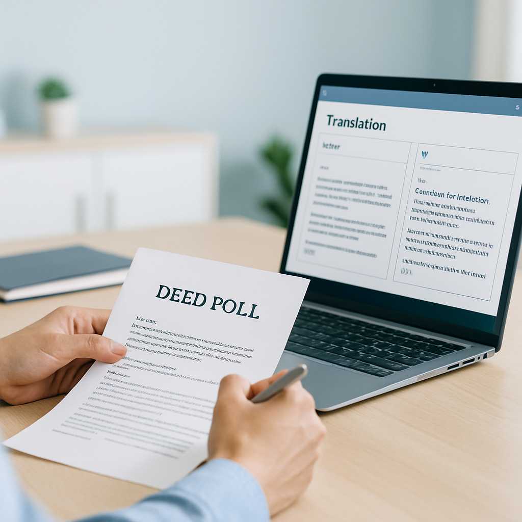 featured how to translate a deed poll for uk visa applications